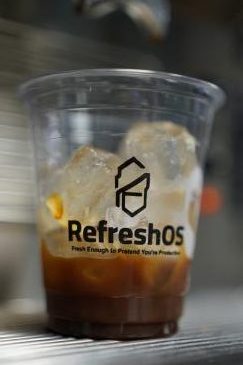 Branded RefreshOS iced cup